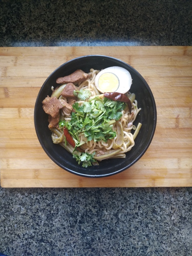 电饭煲-豆角焖面