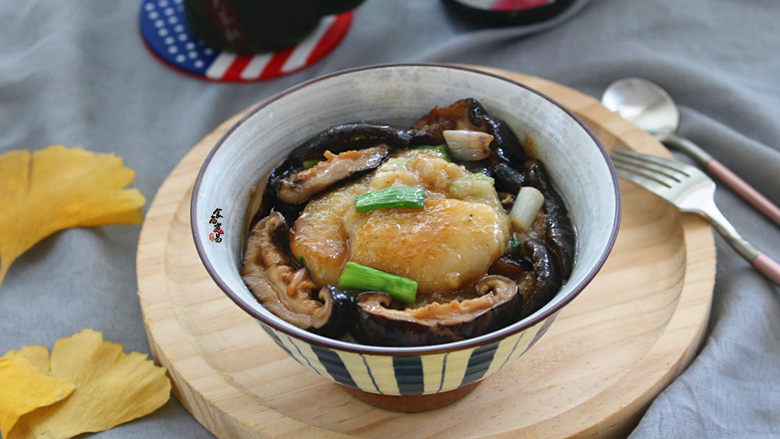 葱香冬菇糍粑