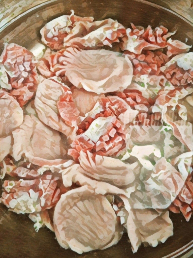 麻辣,麻辣鸡胗,洗净