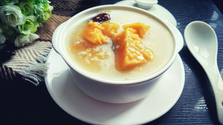 电饭煲 红薯棒渣粥,成品图来一张 棒棒哒!