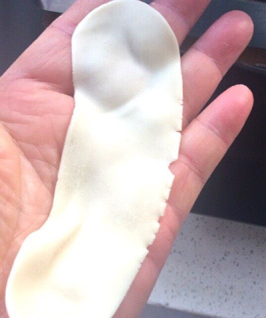 老陕羊肉汤揪片,饺子皮扯长,揪三段下锅