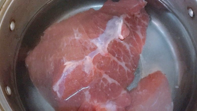 宝宝版 零添加猪肉松,猪肉冷水下锅,焯一下水