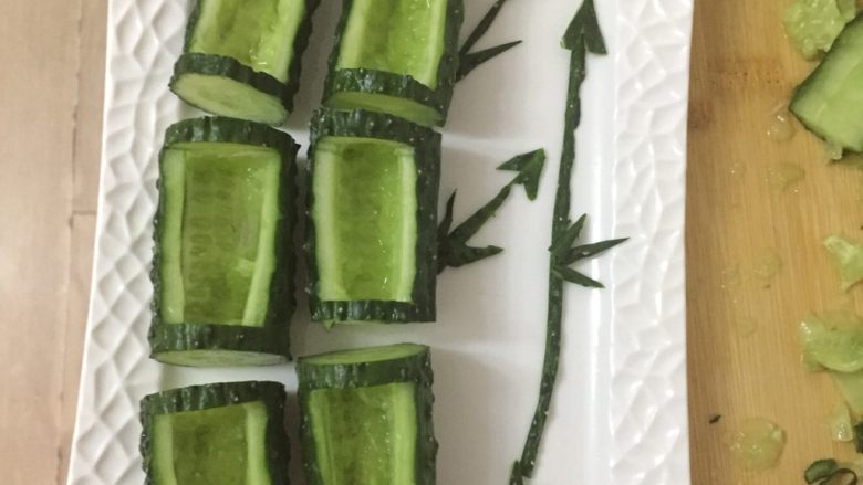 节节高升(零基础快手菜),按照这个形状摆好,或者你可以根据自己的创意摆好