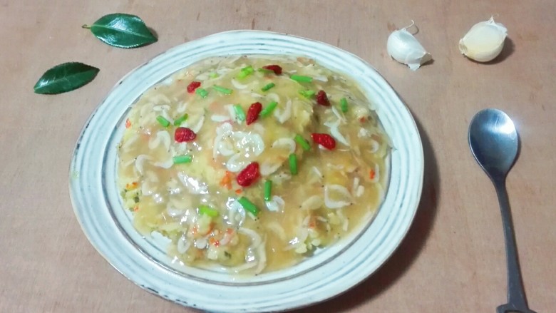 虾兵蟹将~虾皮土豆泥