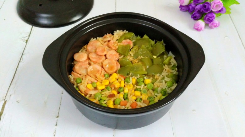 煲仔饭,成品图
