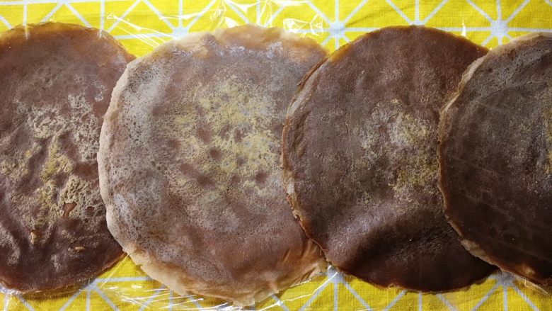 好吃的毛巾卷(超Q饼皮),一层压一层如图