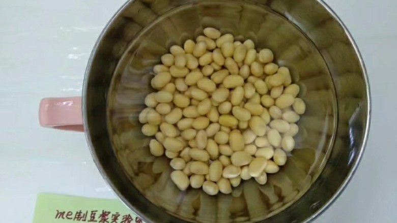 南瓜豆浆吐司,<a style='color:red;display:inline-block;' href='/shicai/ 3603'>黄豆</a>提前浸泡清水8小时。(期间换水2次)