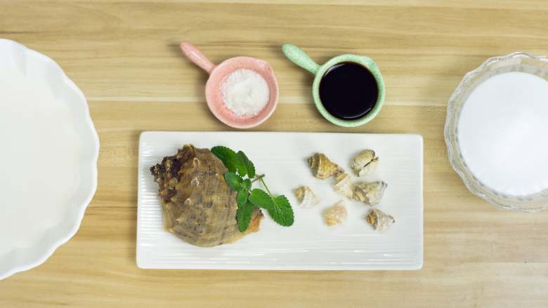 一起去海边捡海螺吧~盐焗海螺完美制作过程(含摆盘 ),食材全家福