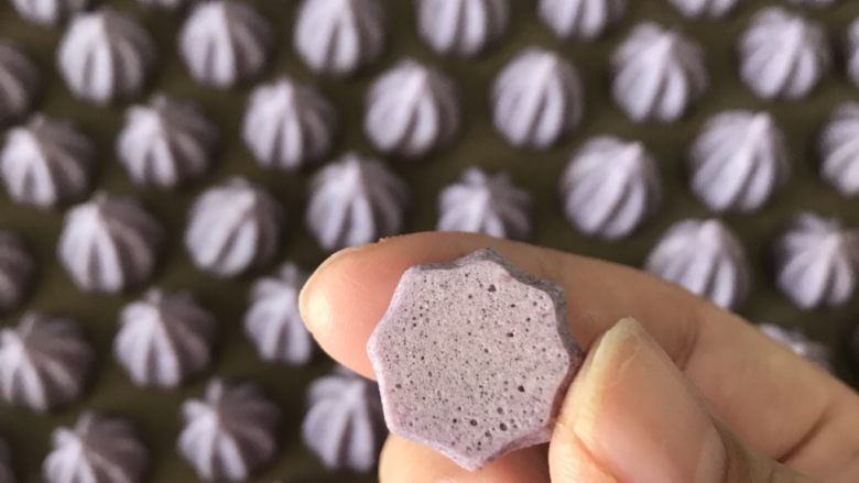 紫薯溶豆(附带紫薯泥做法),底部