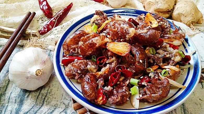 香酥蝉蜕 , 成品。