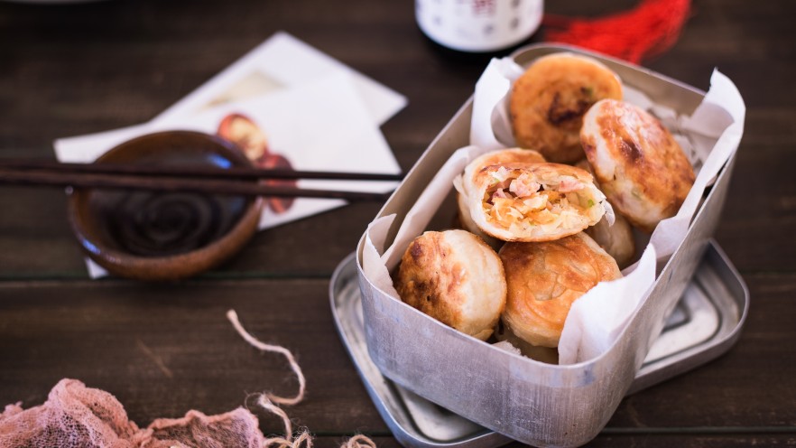 火腿萝卜丝饼