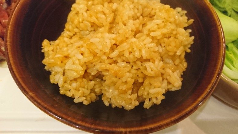 电饭煲+腊味饭,添飯