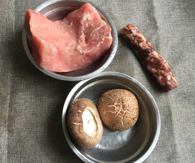 腊味里脊卷,原料图片