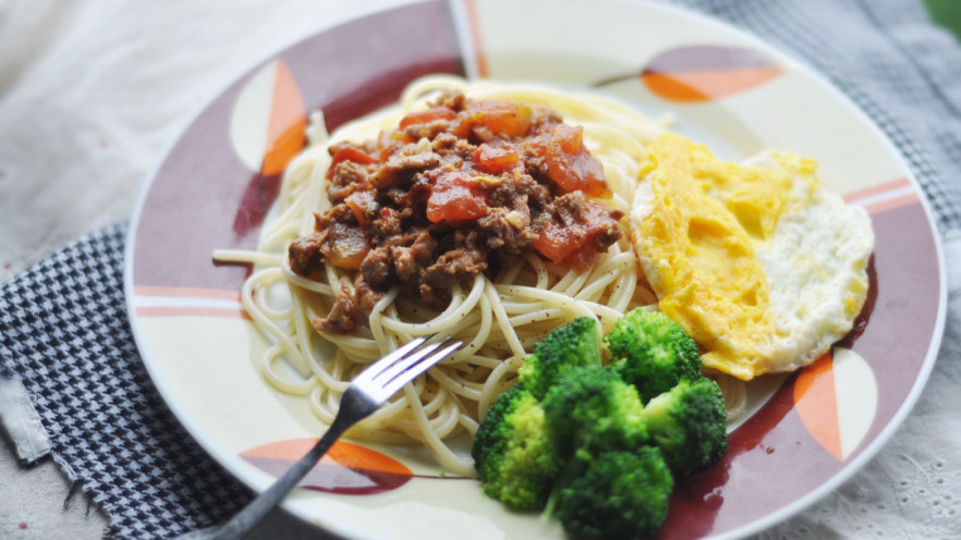 中式肉酱意面