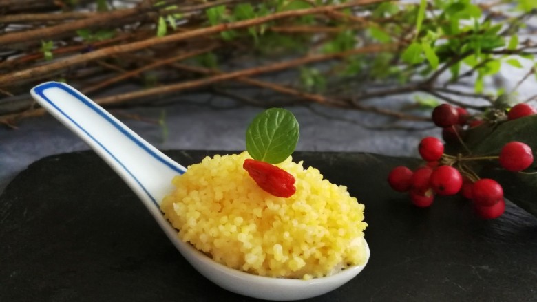 小米的另类吃法~小米豆腐虾仁丸,美腻更美味哦