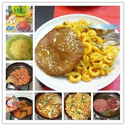 牛排意面简餐