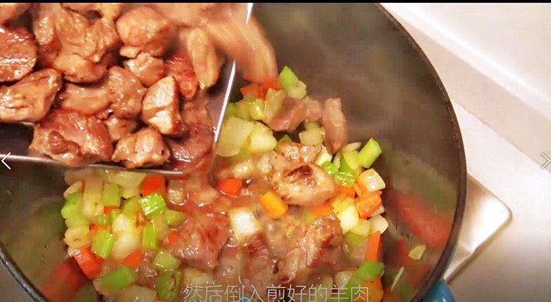 【睦感料理】法式炖羊肉,然后加入煎好的羊肉