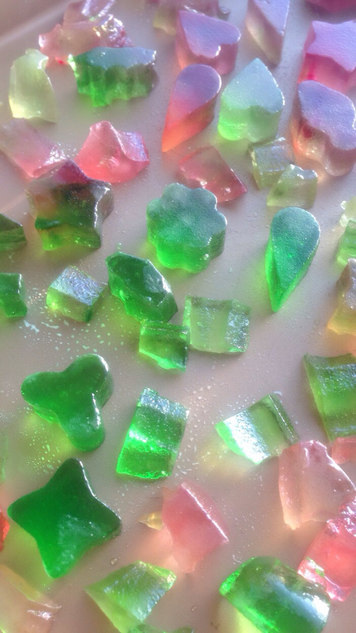 水晶糖,室温晾到糖表面干燥