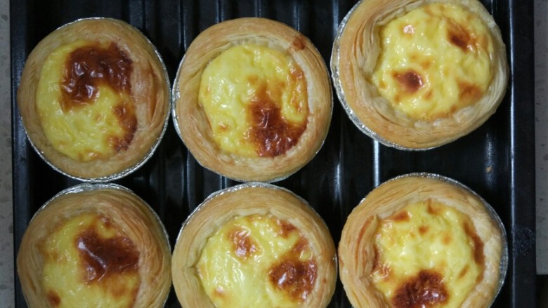 简单葡式蛋挞,完美出锅，香飘满屋！