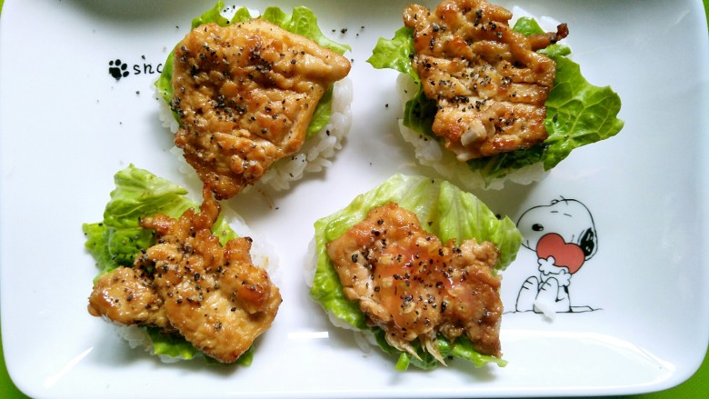 迷你汉堡,再洒点牡蛎黑芝麻粉,味道更好