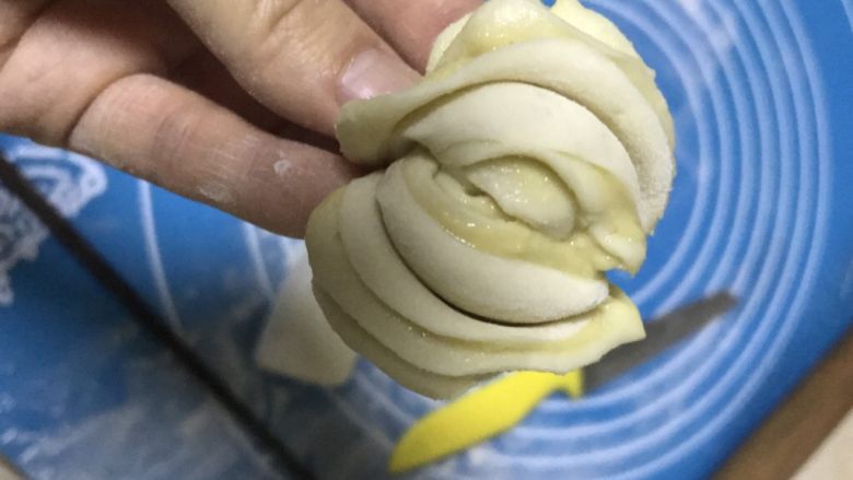 花生酱小花卷,也很漂亮