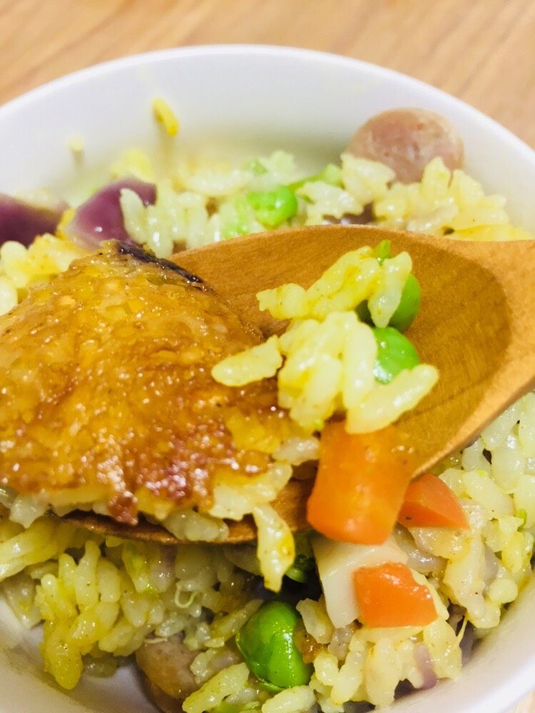 海鲜饭,小火的原因就是不糊底还有好吃的锅巴哦。