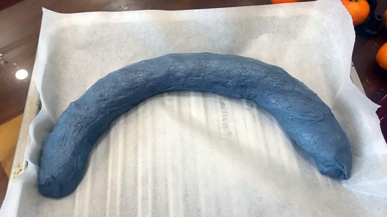 麻薯面包,放入烤盘,二次发酵