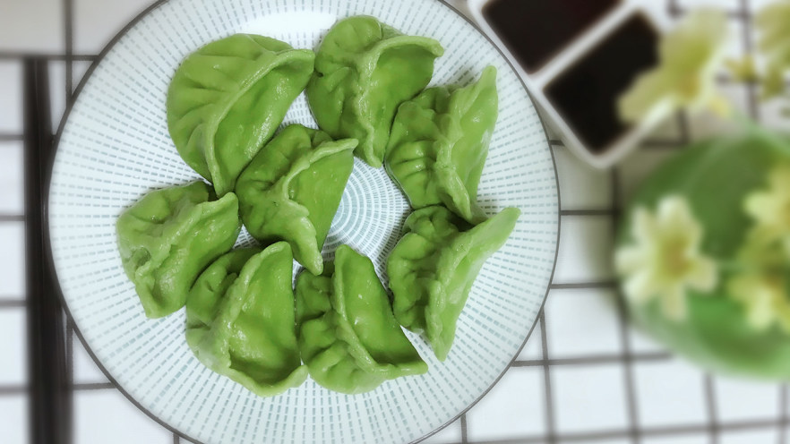 翡翠猪肉白菜饺子