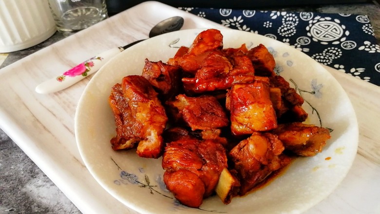 #年菜#_红烧排骨,盛一碗,嗮一嗮,香香哒。