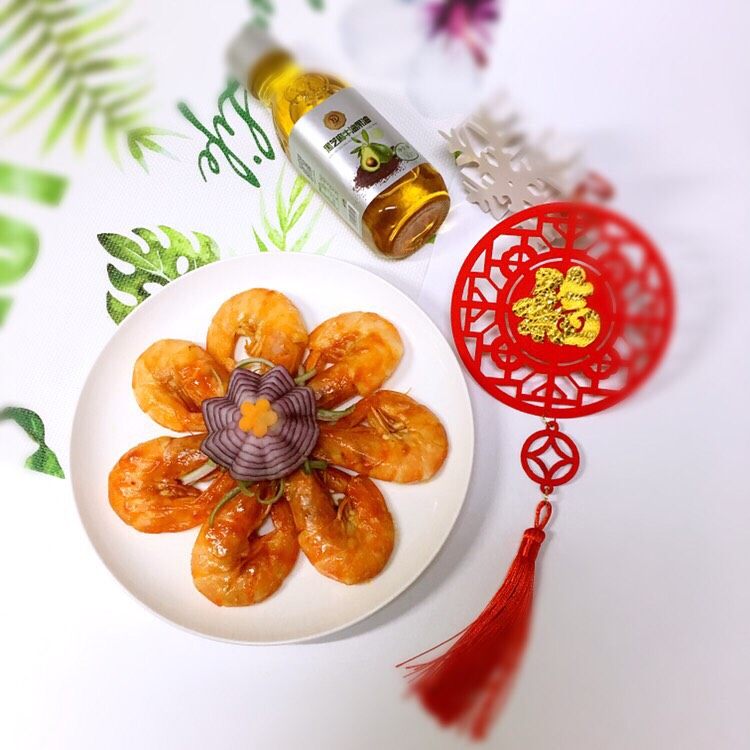 番茄大虾🍅,出锅,摆盘