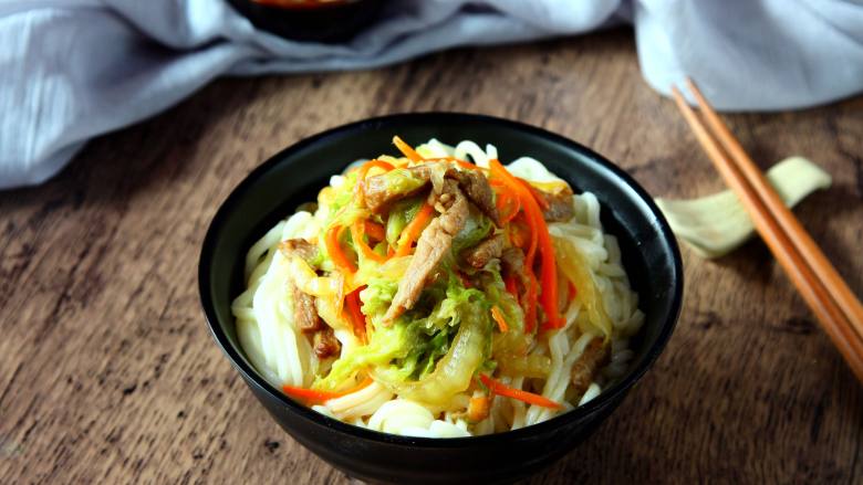 白菜肉丝面