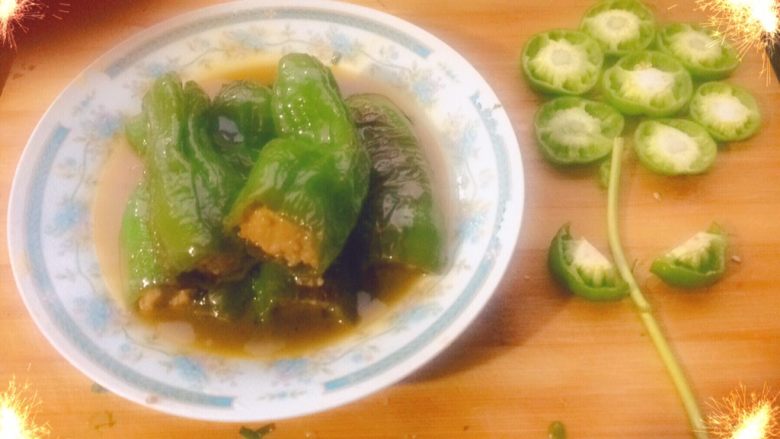 青椒塞肉（家庭版）