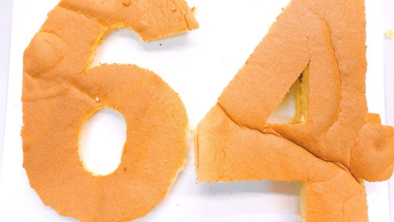 网红同款数字生日蛋糕🎂,🈹️好的蛋糕,每个数字🈹️两片。