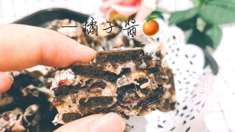 网红奥利奥雪花酥(台湾),切块,奥利奥图