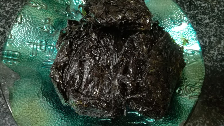 烤紫菜,我拿出4小团,随意啦,第一次做可以少放一点。