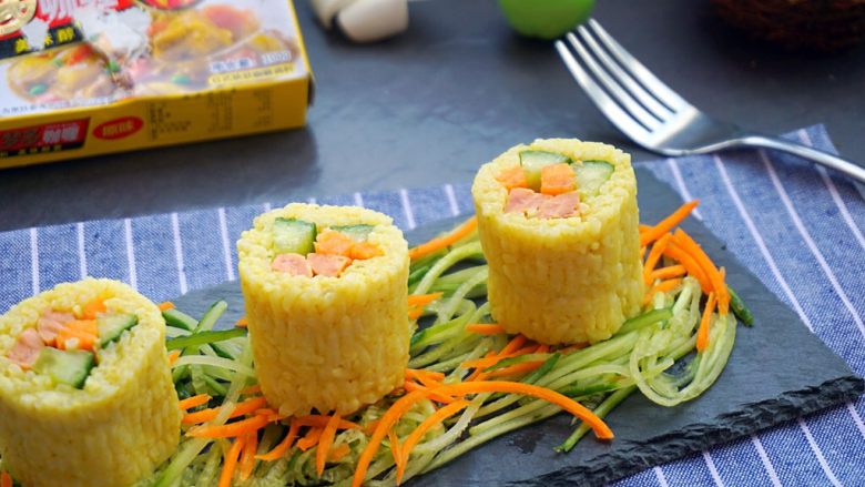 咖喱寿司,不错吧