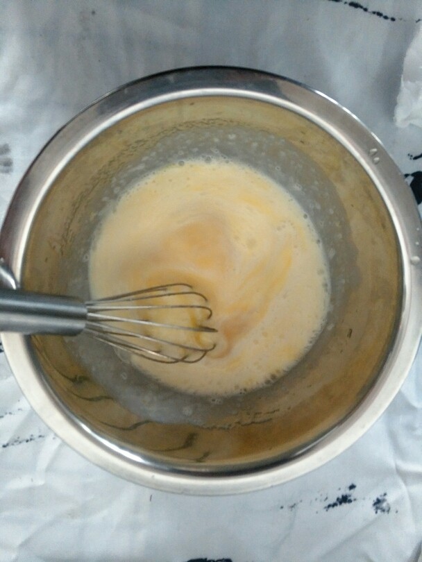 自己配无添加华夫饼粉,继续搅拌均匀