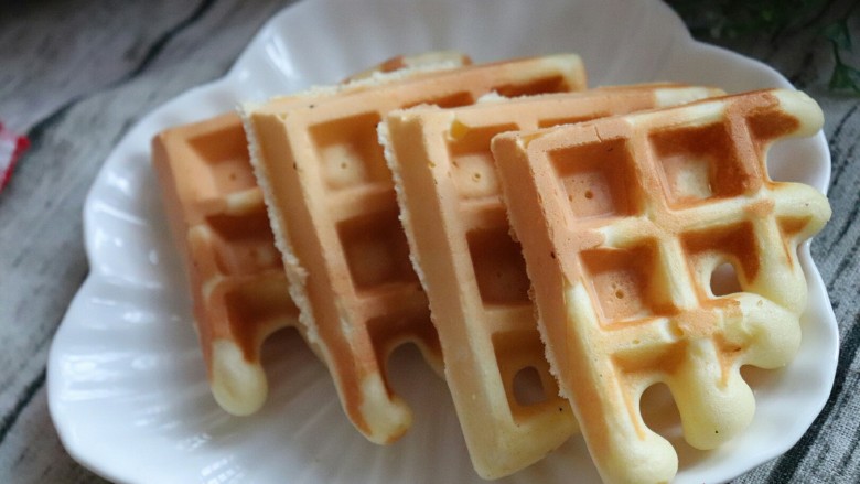 自己配无添加华夫饼粉,很诱人很好吃