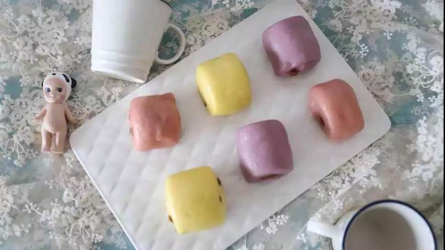 白馒头乏味？让彩色的馒头给宝宝的早餐添点色