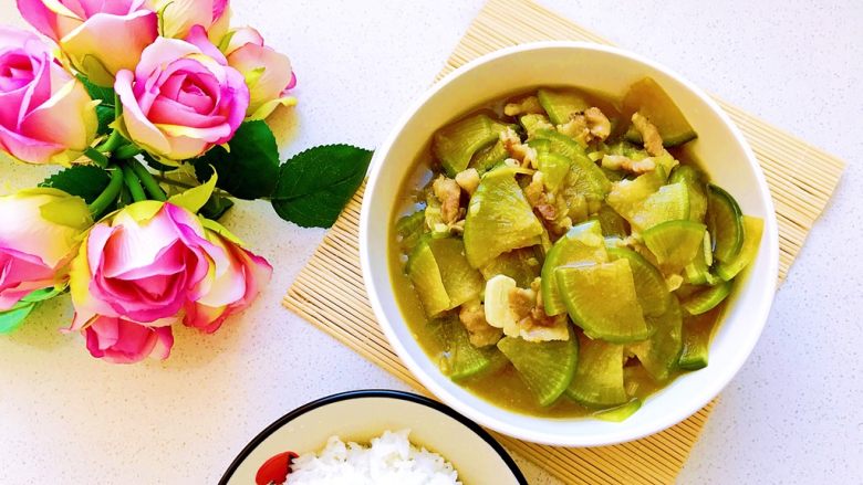 水果萝卜炖五花肉,完成图。