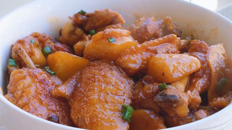 可乐土豆烧鸡翅
