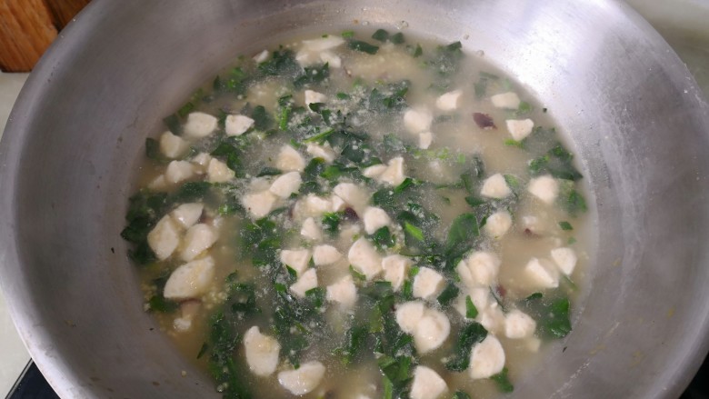 菠菜鸡肉粥
