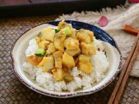 咖喱鳕鱼饭