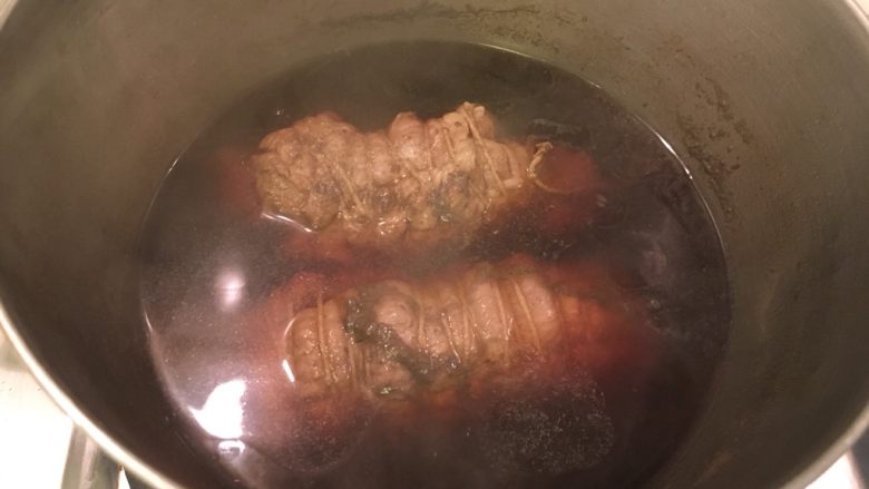 日式啤酒煮,时间到!关火!浸泡!让她稍微冷却一下!
