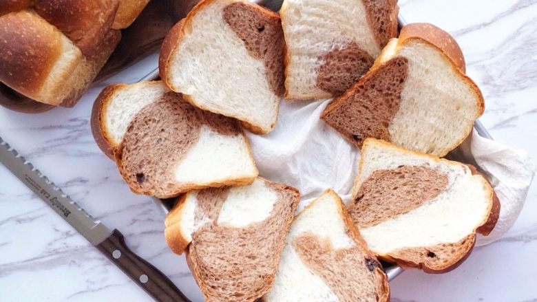 巧克力双色吐司面包