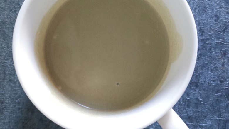 自制抹茶奶茶,这是过筛后的奶茶,没有杂质