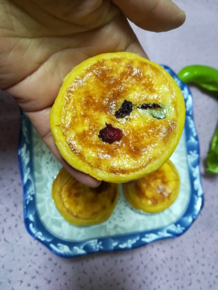 酸甜可口的简易版蔓越莓蛋挞,要吃了,受不了得诱惑!