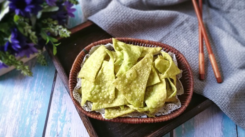 春节零食~翡翠麻叶,成品图!