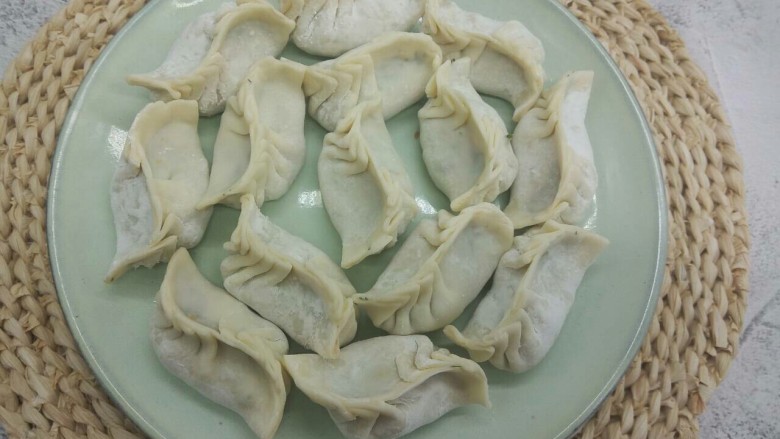 【味鲜汤美】茴香饺子,看看,漂亮吧