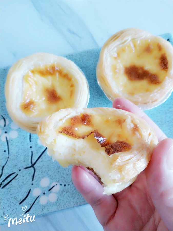 家庭快手蛋挞，无糖健康版